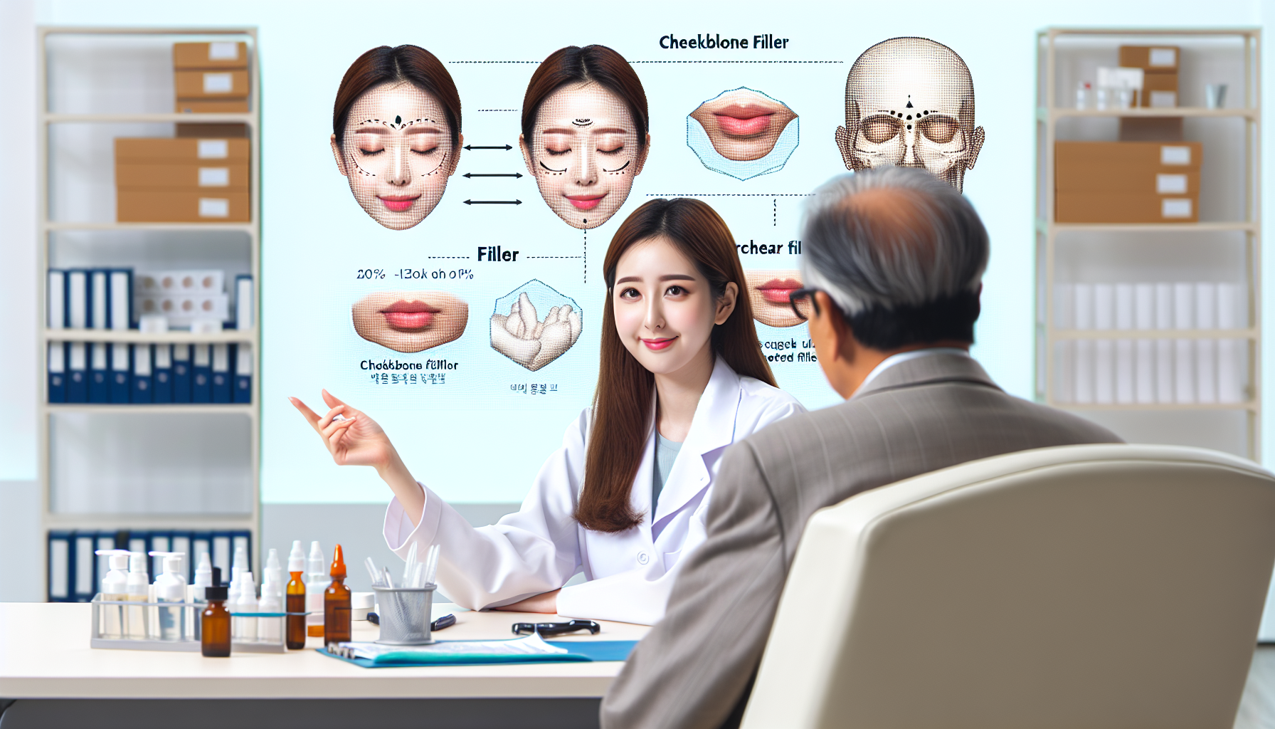 앞볼필러와 앞광대필러 차이점 알아보기