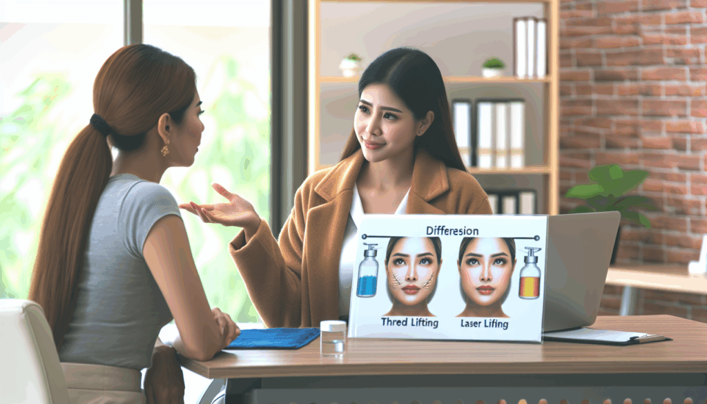 실리프팅과 레이저리프팅의 차이는 뭔가요