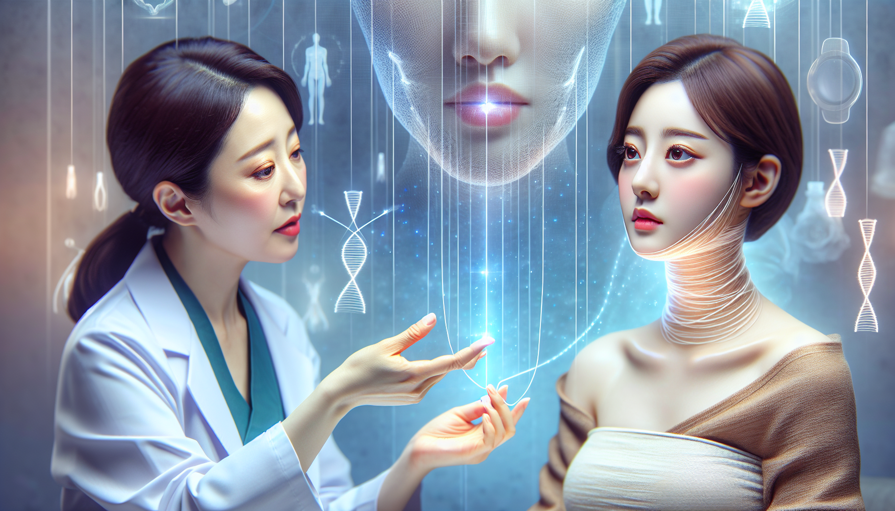 피부를 탱탱하게 만드는 실리프팅의 원리 1 피부를 탱탱하게 만드는 실리프팅의 원리