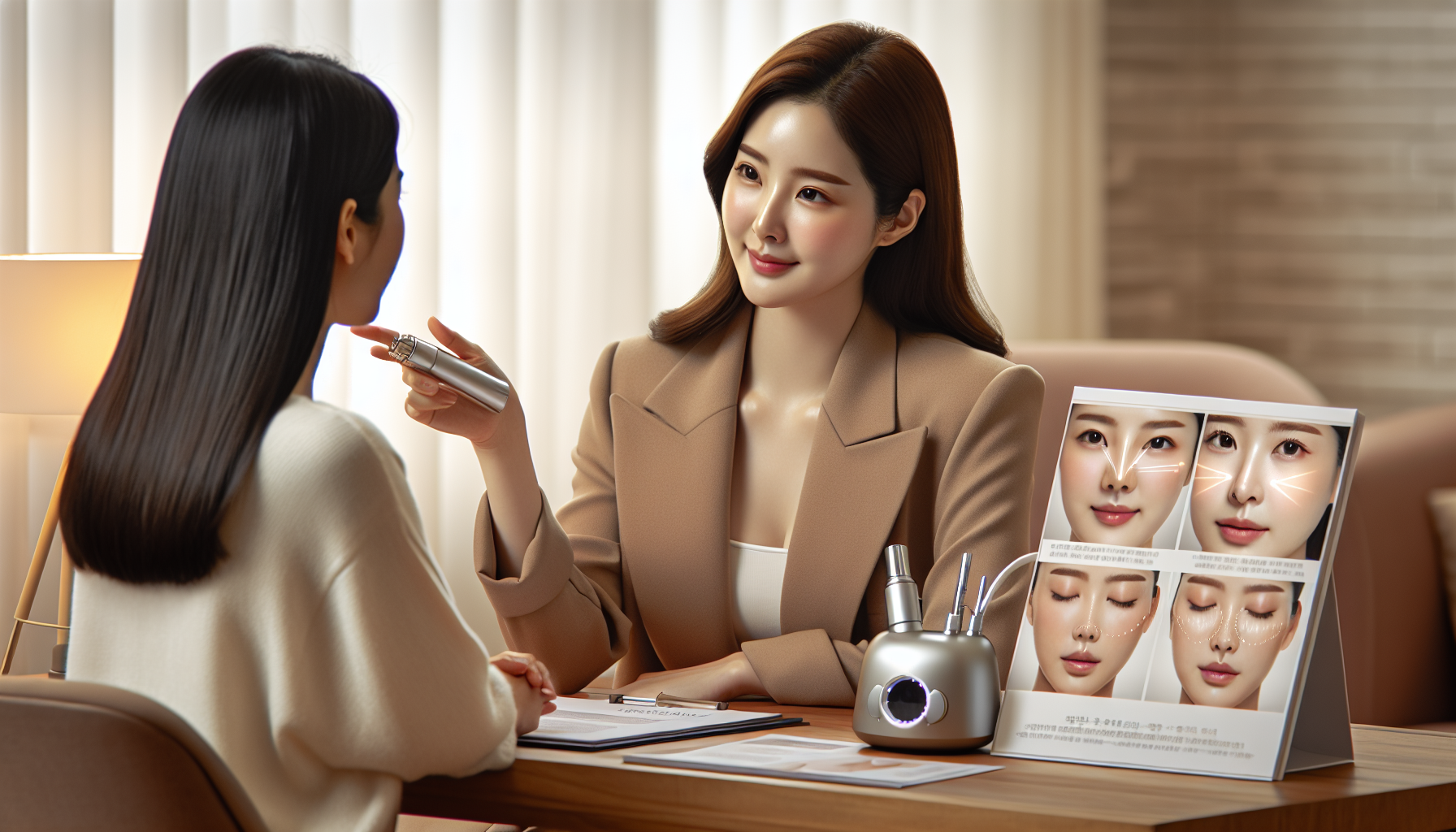 코 모공 프락셀 시술 효과 확인하기