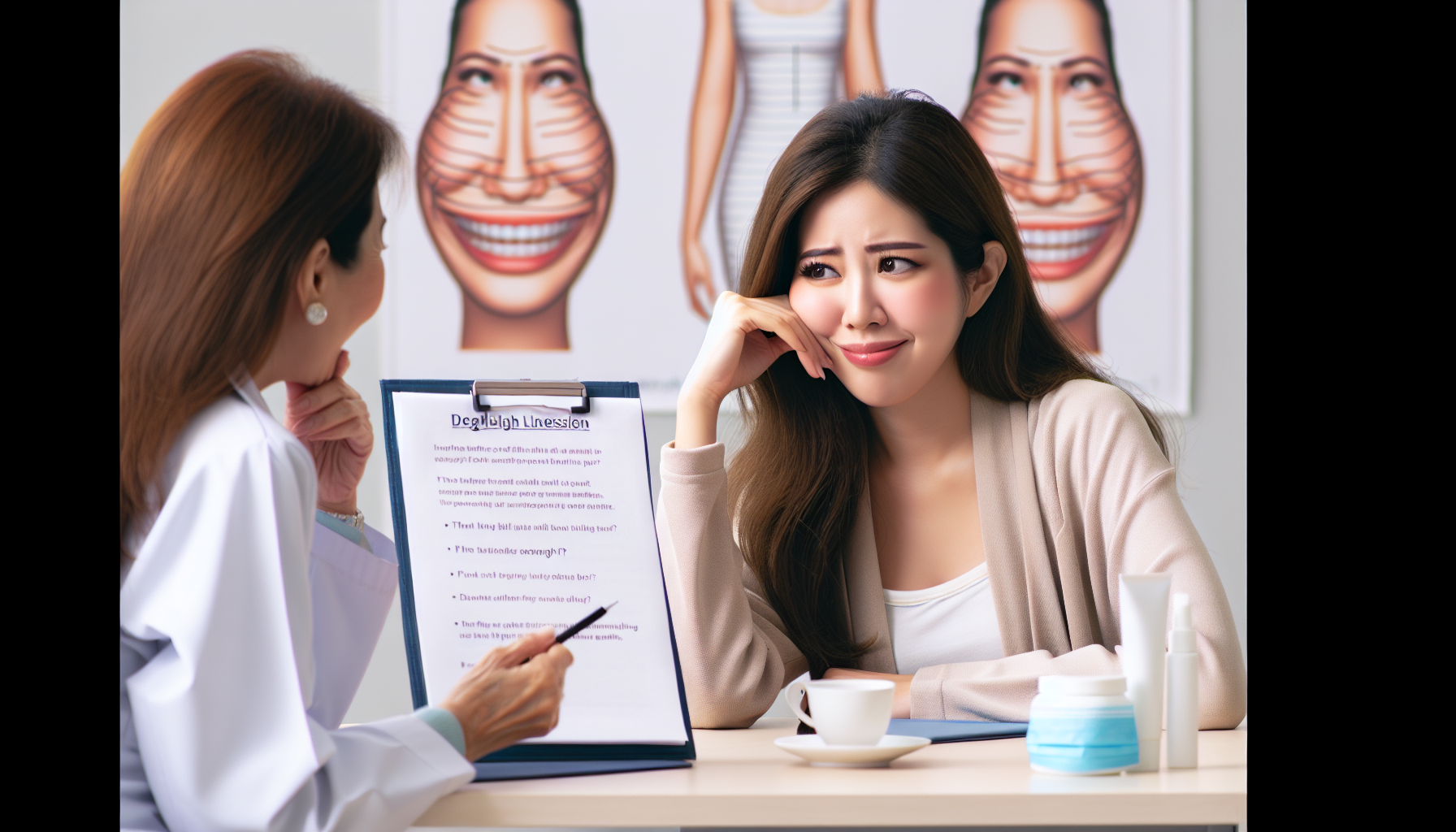 팔자주름, 체중과 정말 관련 있을까?