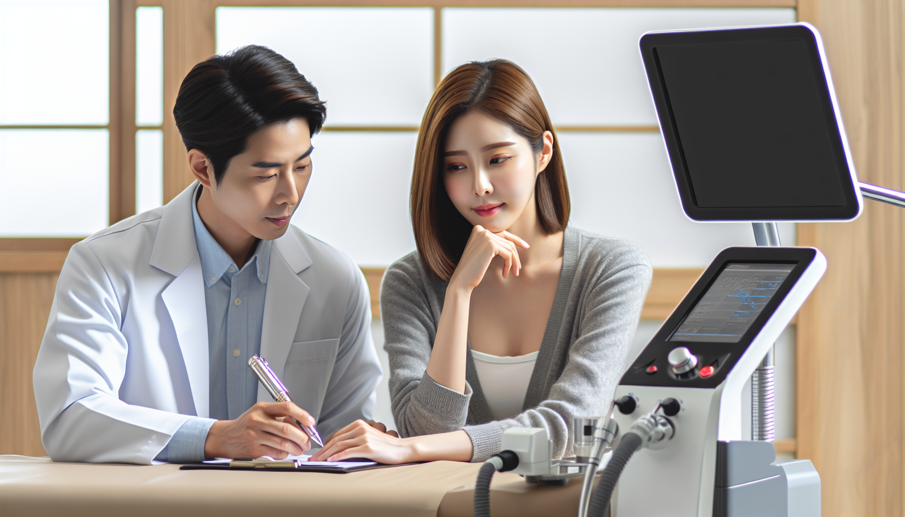 CO2프락셀 레이저 시술 방법 안내