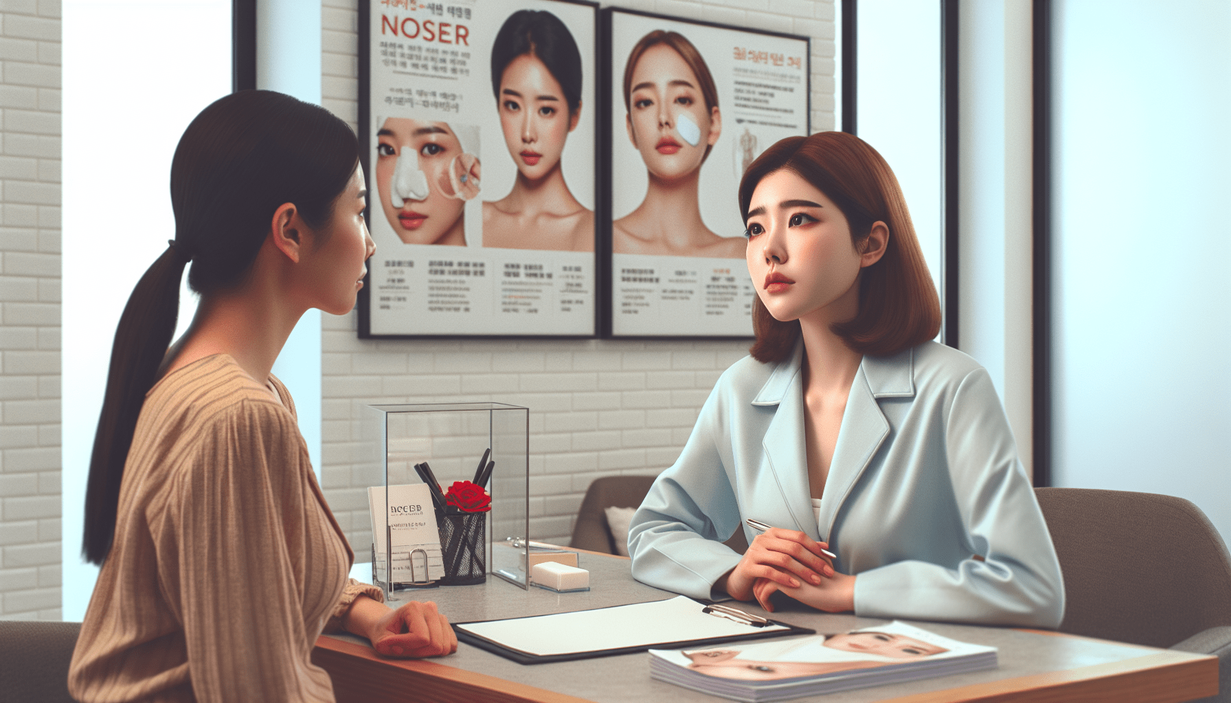 코 끝 필러 전후 비교 및 부작용 예시